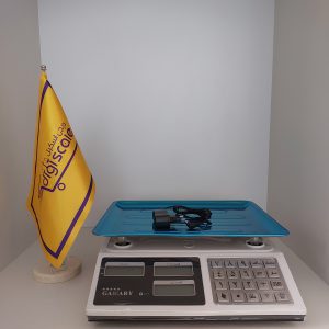 ترازو فروشگاهی کمری کیبورد استیل 40 کیلو