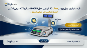 ترازوی لیبل پرینتر محک 30 کیلویی مدل 19000LP